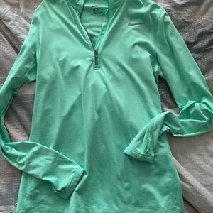 Nike Women's Zip Long Sleeve Tee